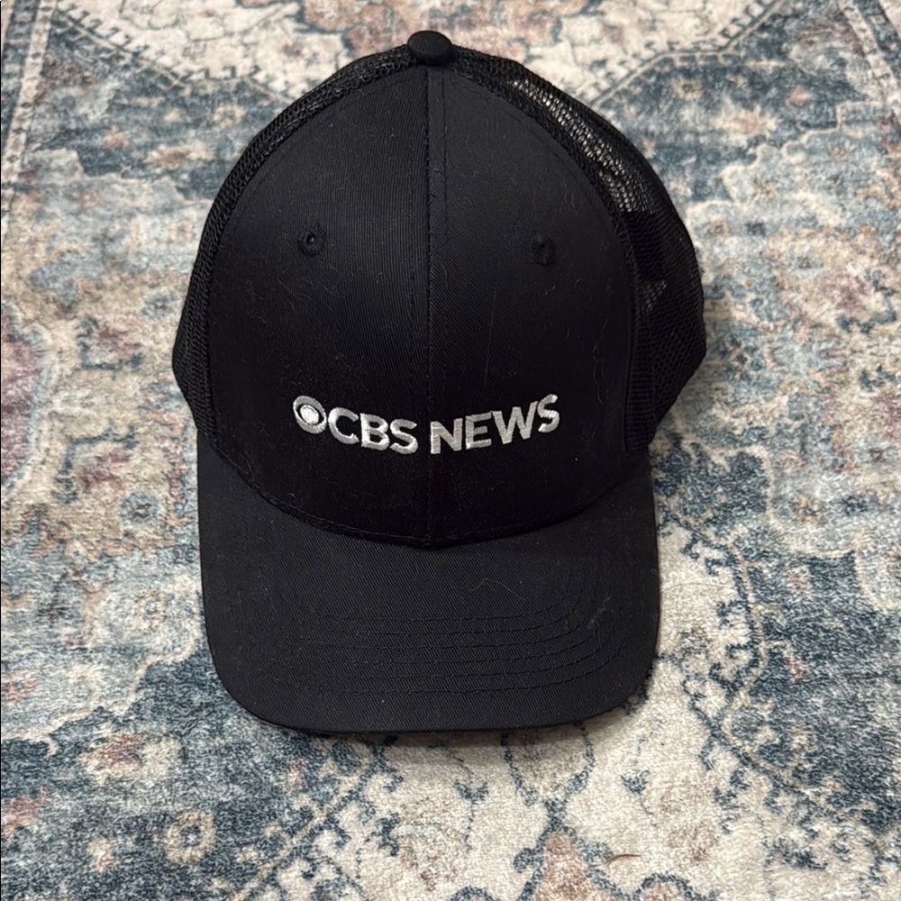 Black CBS News Trucker Hat